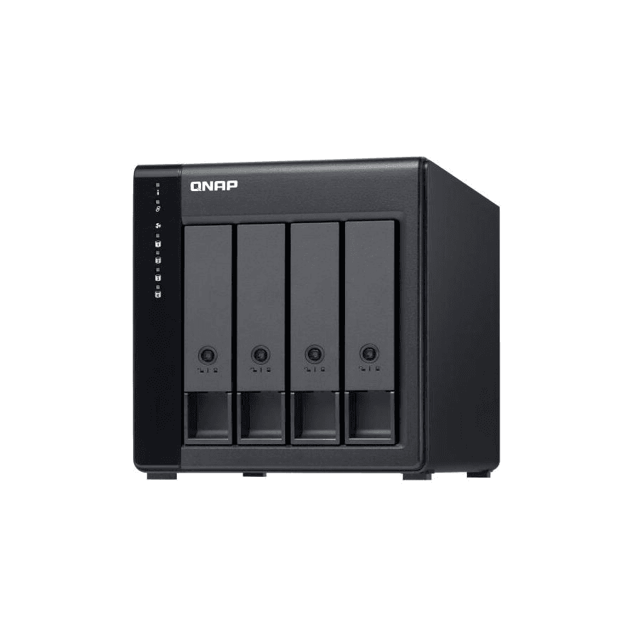 QNAP TL-D400S puzdro pre disk HDD/SSD rámček Čierna, Šedá 2.5/3.5"