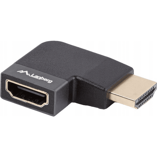 Adaptér HDMI 2.1 8K uhlový 90" doľava, plochý 4K 240 Hz / 144 Hz HDR