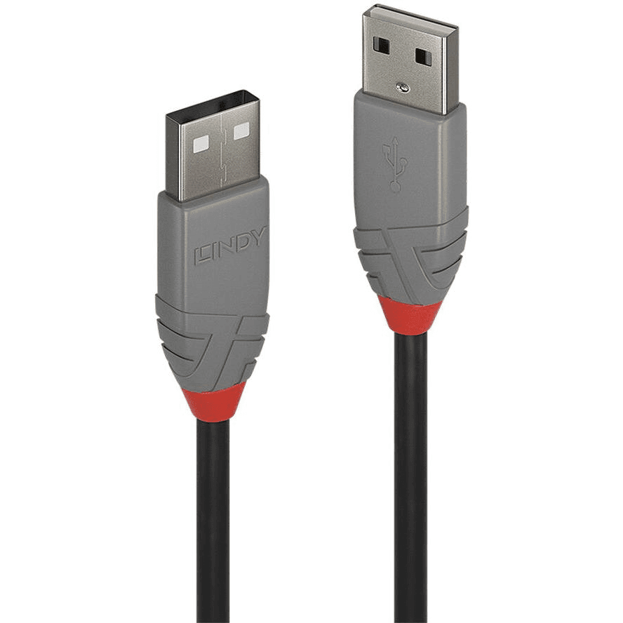 Lindy 36690 USB kábel 0,2 m USB 2.0 USB A Čierna