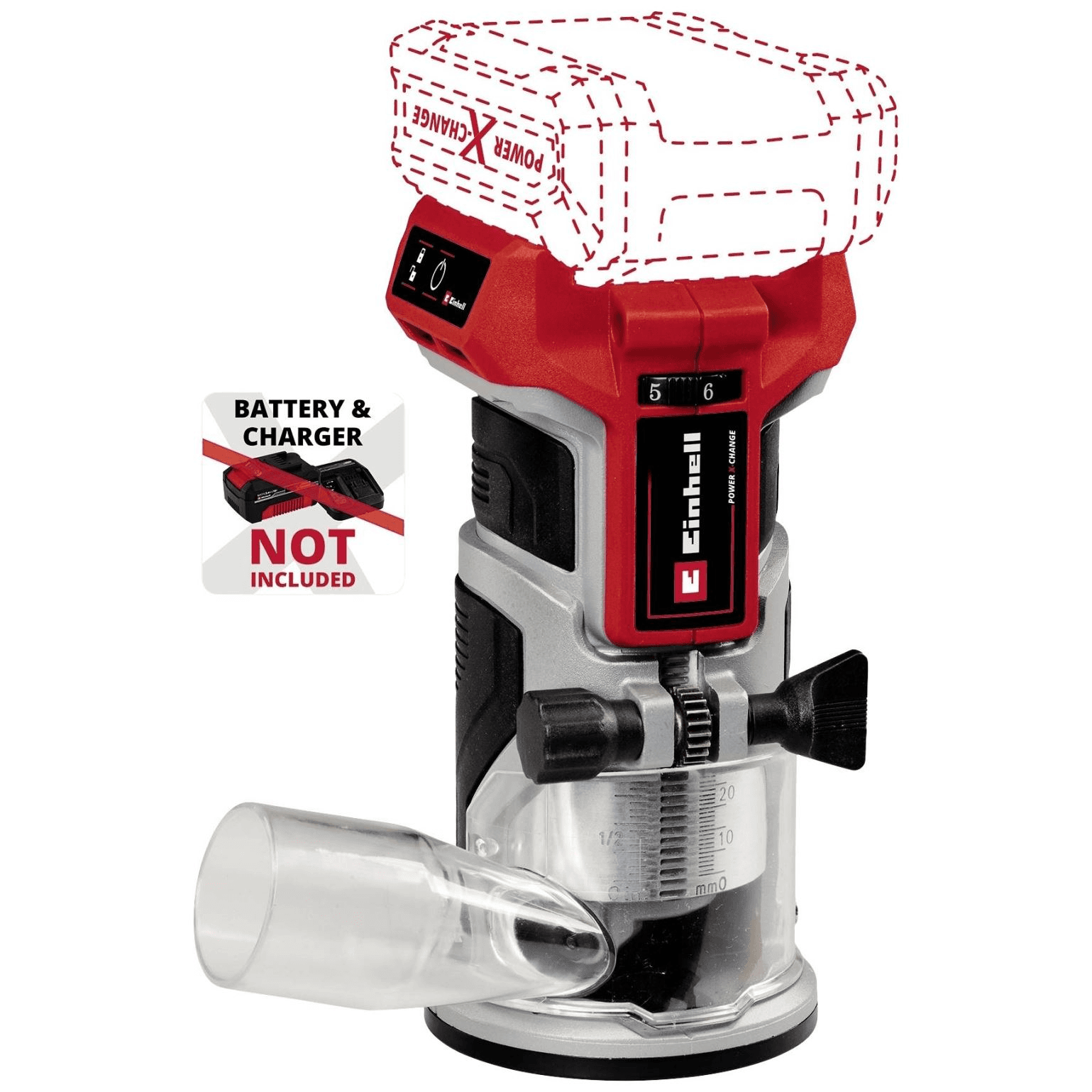 Einhell TP-ET 18 Li BL-Solo – akumulátorová frézka na hrany 18V bezuhlíková