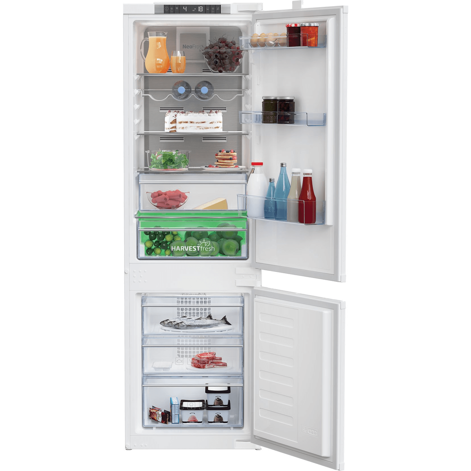 Beko BCNA275E4SN Vstavaný 254 L Biela