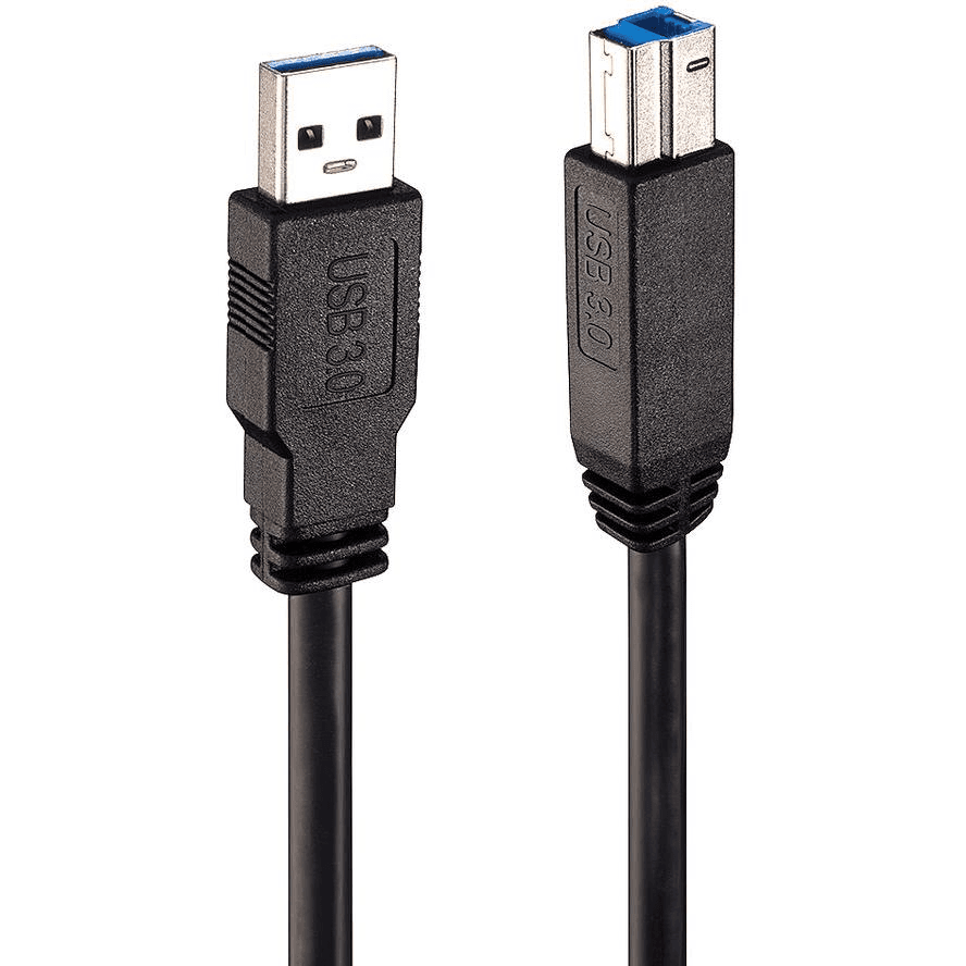 Lindy 43098 USB kábel 10 m USB 3.2 Gen 1 (3.1 Gen 1) USB A USB B Čierna