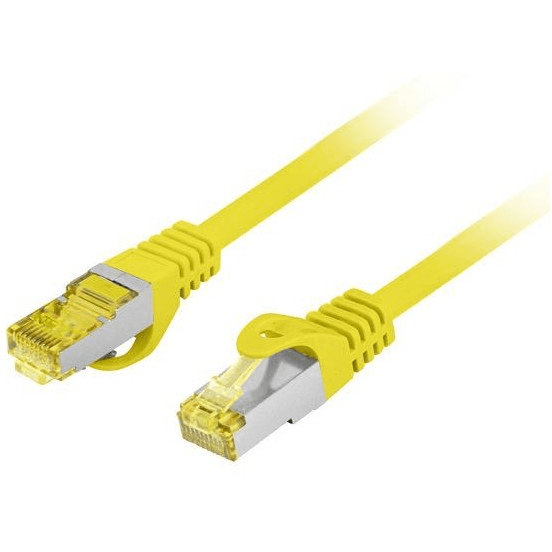 Patchcord Lanberg S/FTP kat.6A 20m LSZH CU fluke passed žltý