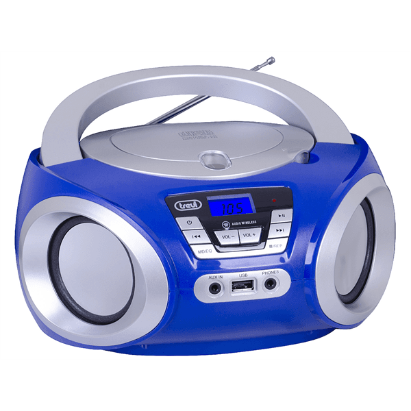 Trevi CMP 544 BT Digitálny 4 W FM Modrá MP3 prehrávač