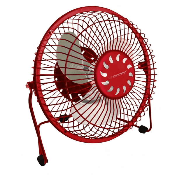 Stolný ventilátor Esperanza Yugo červený (červený)