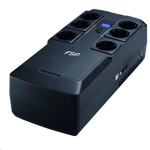 FSP NanoFit 800 UPS Pohotovostný režim (offline) 0,8 kVA 480 W 6 AC zásuvky/AC zásuviek