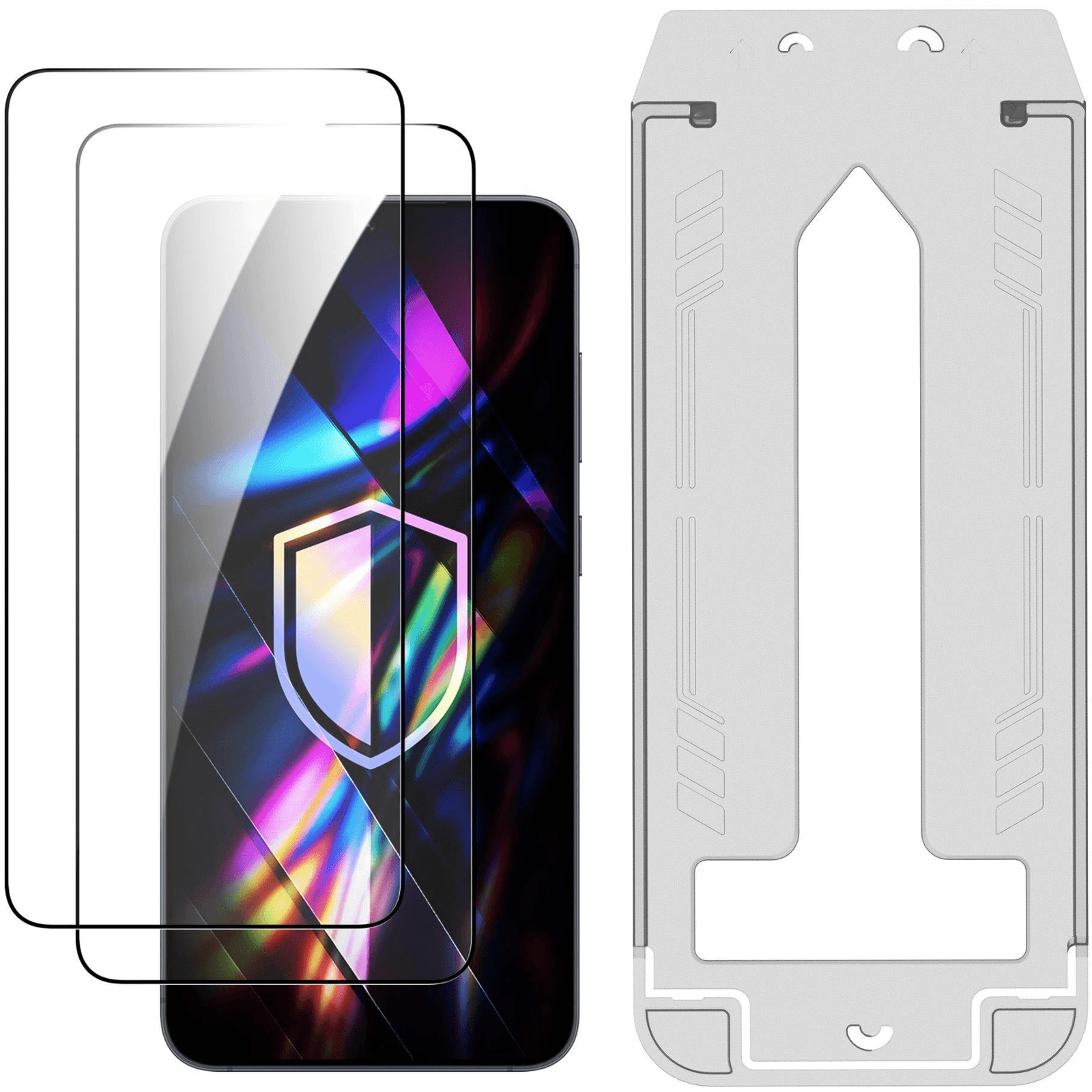 2x Tvrdené sklo + aplikátor 3mk Hardura 9H pre Samsung Galaxy S24+/S25+