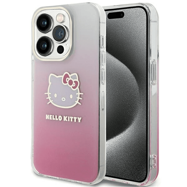 Zadný Kryt Hello Kitty pre Apple iPhone 15 Pro Max Hello Kitty ružové