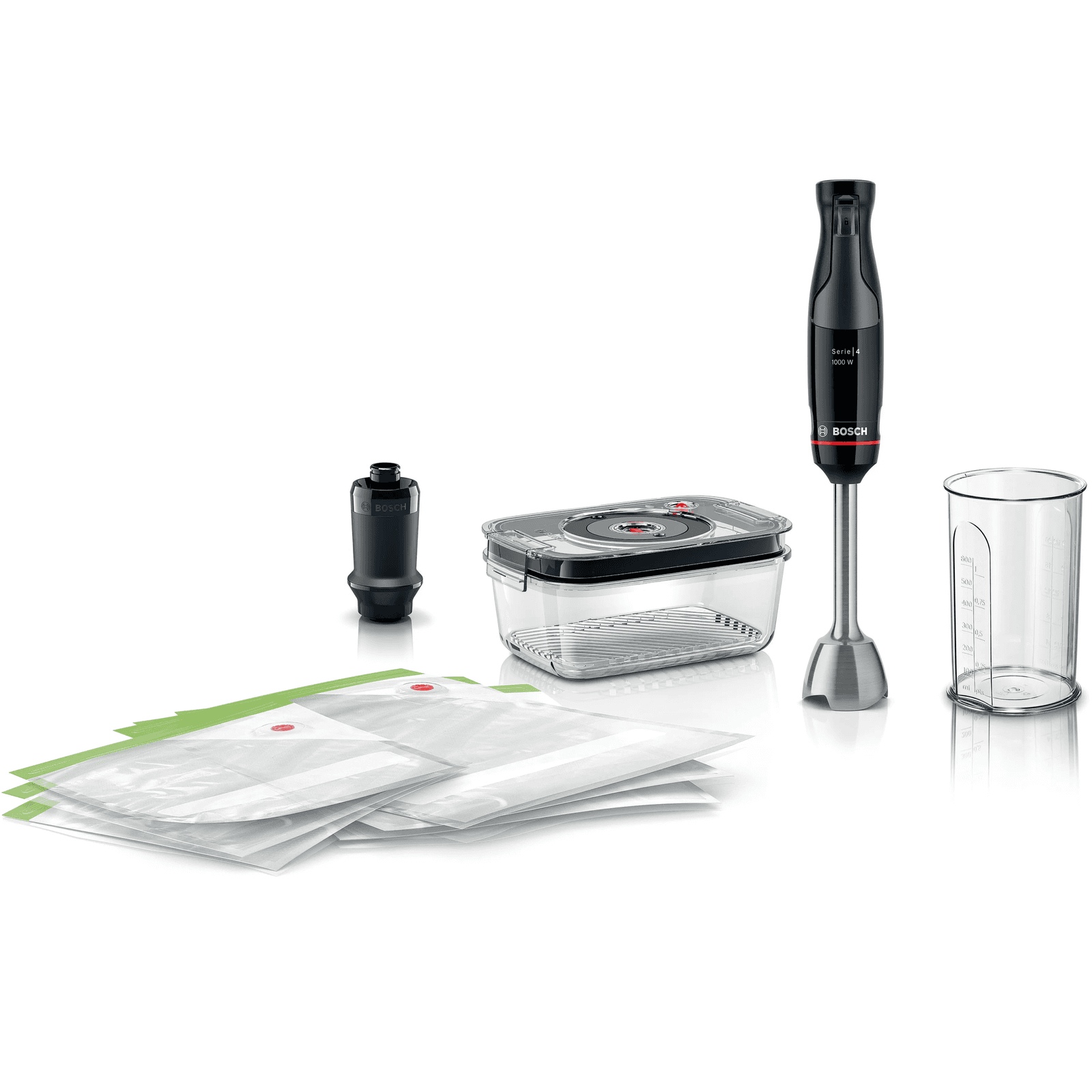 Bosch Serie 4 MSM4B6V2 mixér Ponorný mixér 1000 W Antracit, Čierna
