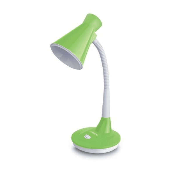 Stolná lampa Esperanza DIADEM biela, odtiene zelenej výkon až 12 W