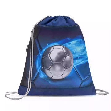 Taška do športu, BELMIL "Football 4", modrá, futbal