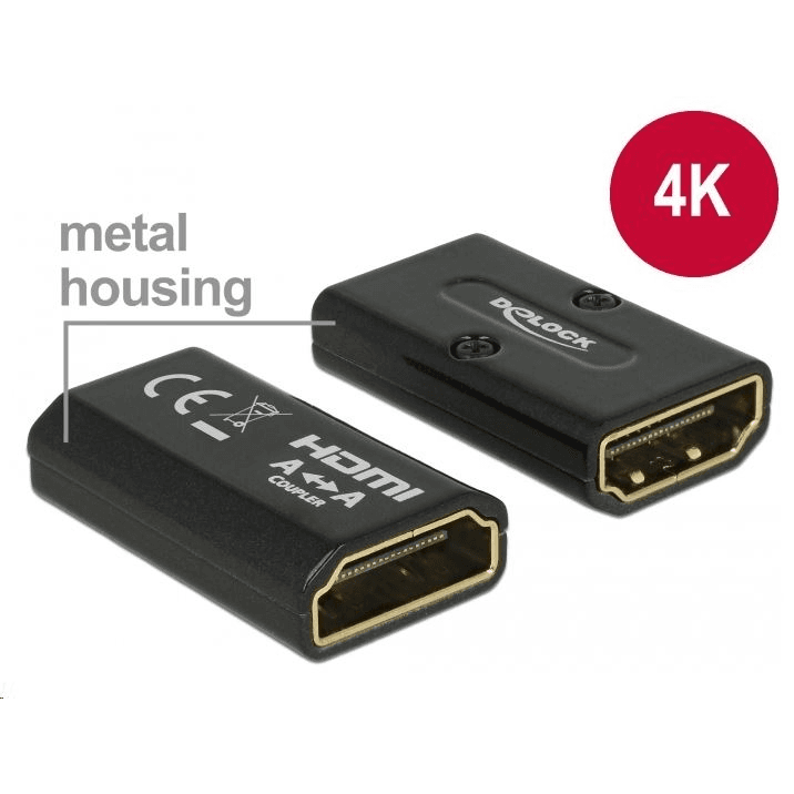 Adaptér Delock 65659 HDMI samica - HDMI samica čierna