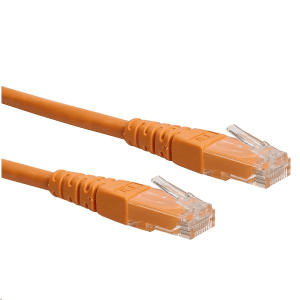 Patch kábel Roline U/UTP 6 RJ45 / RJ45 5 m oranžový