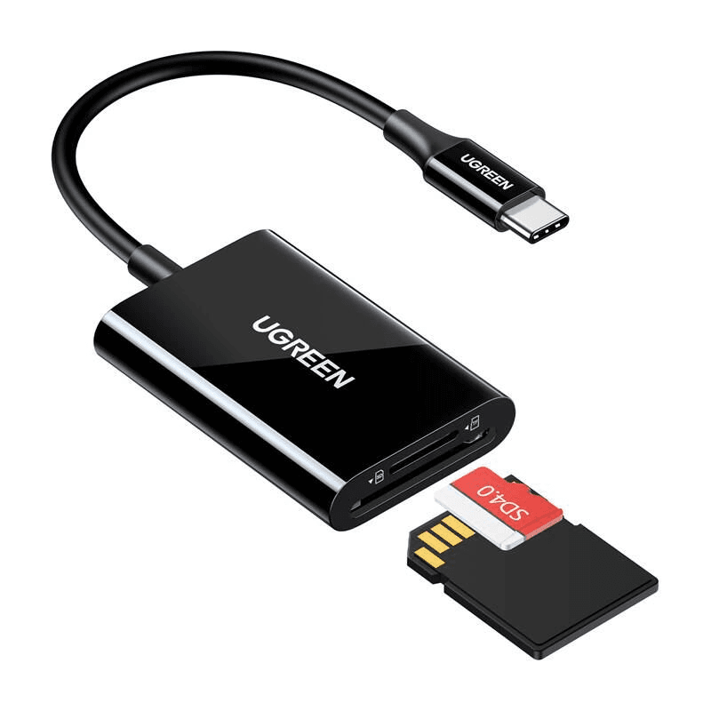 Čítačka kariet SD/microSD UGREEN CM265 Čierna