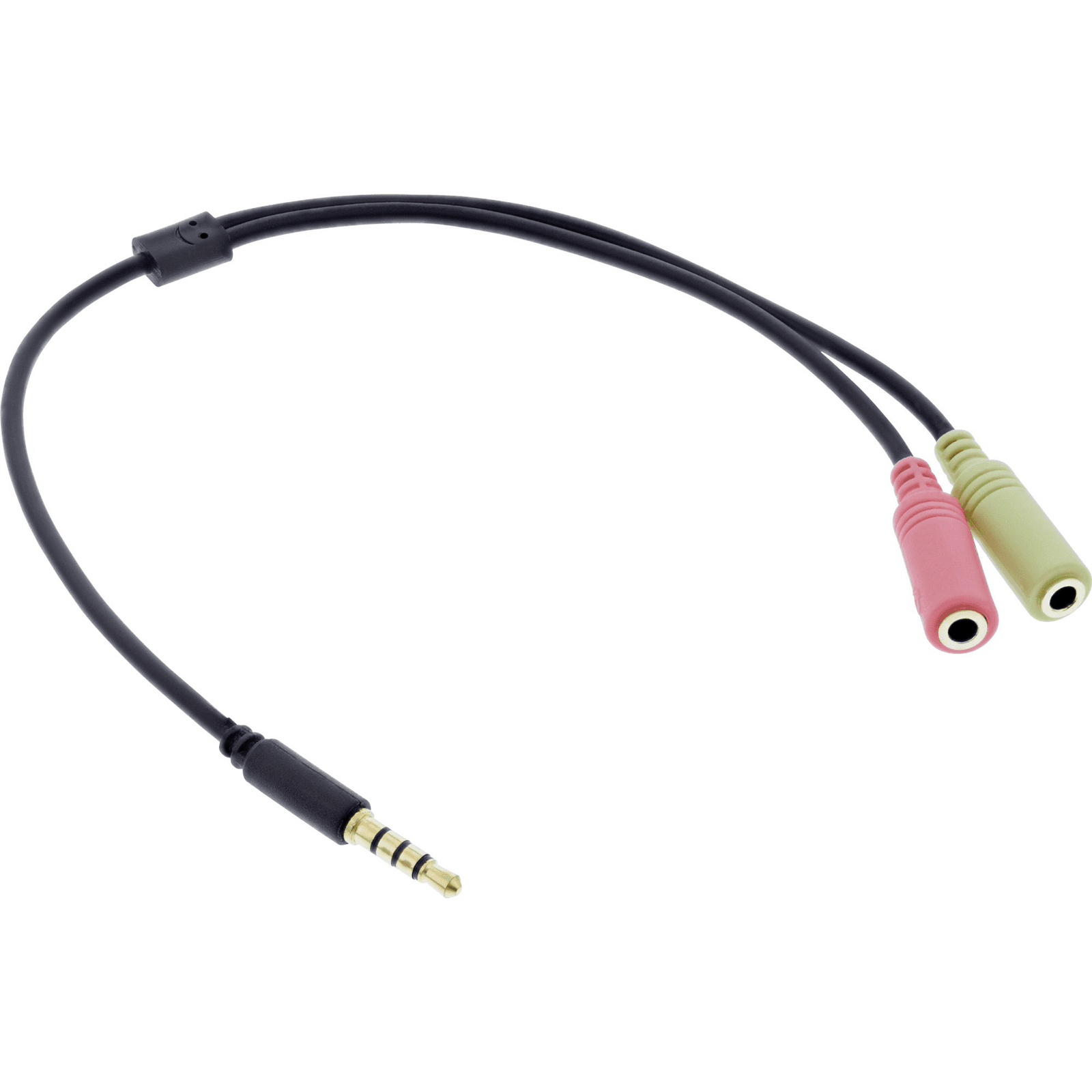 InLine 99302I audio kábel 0,15 m 3.5mm 2 x 3.5mm Čierna