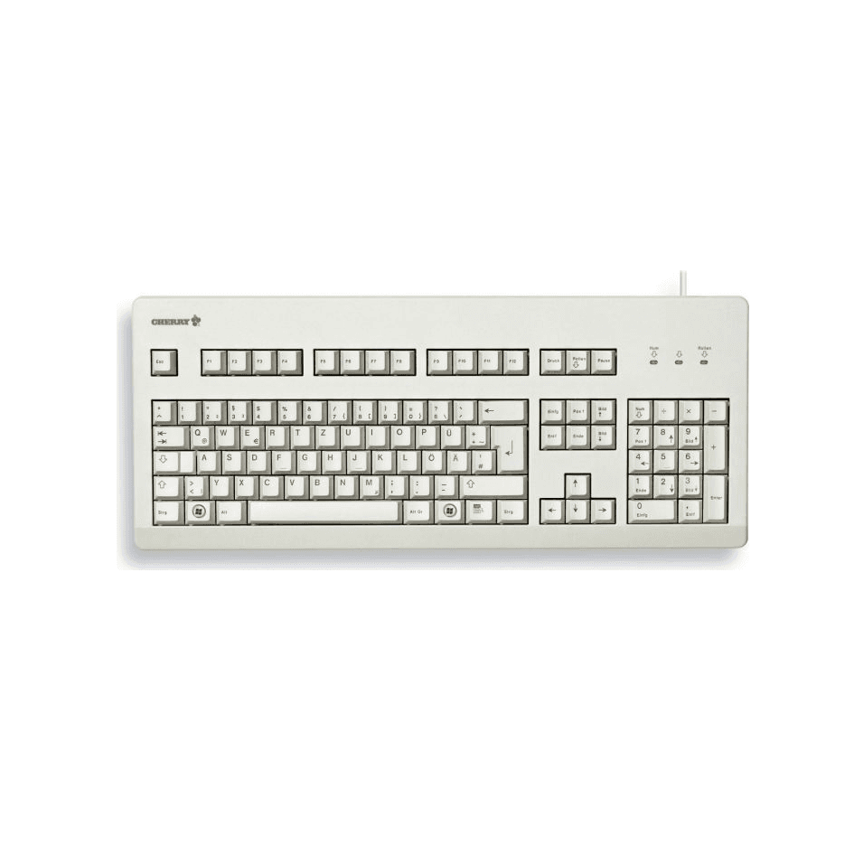 CHERRY G80-3000 klávesnica Univerzálne USB QWERTZ Nemecký Šedá