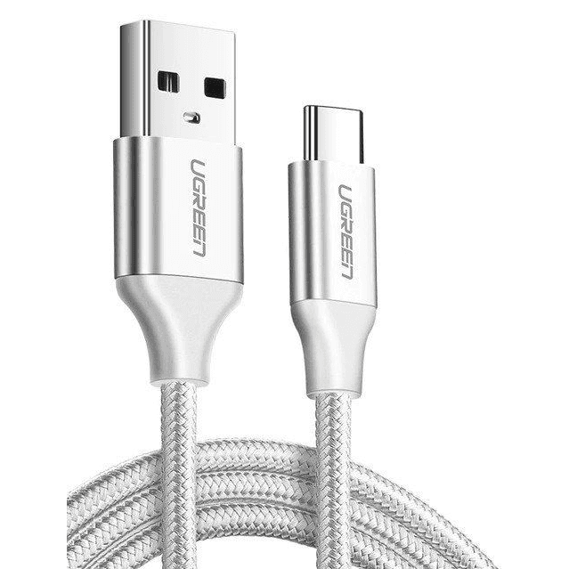 Ugreen 60133 USB kábel 2 m USB C USB A Biela