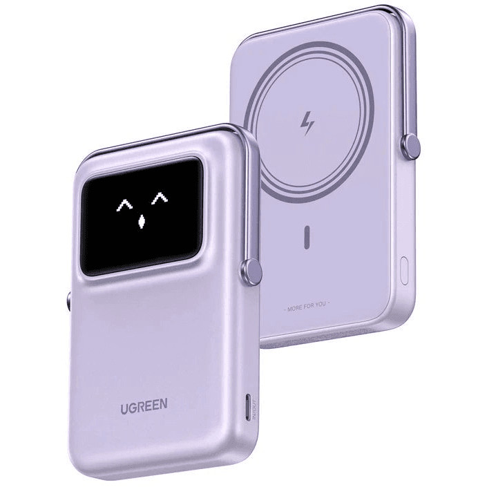 Powerbanka UGREEN UNO PB572 10000mAh Qi Fialová