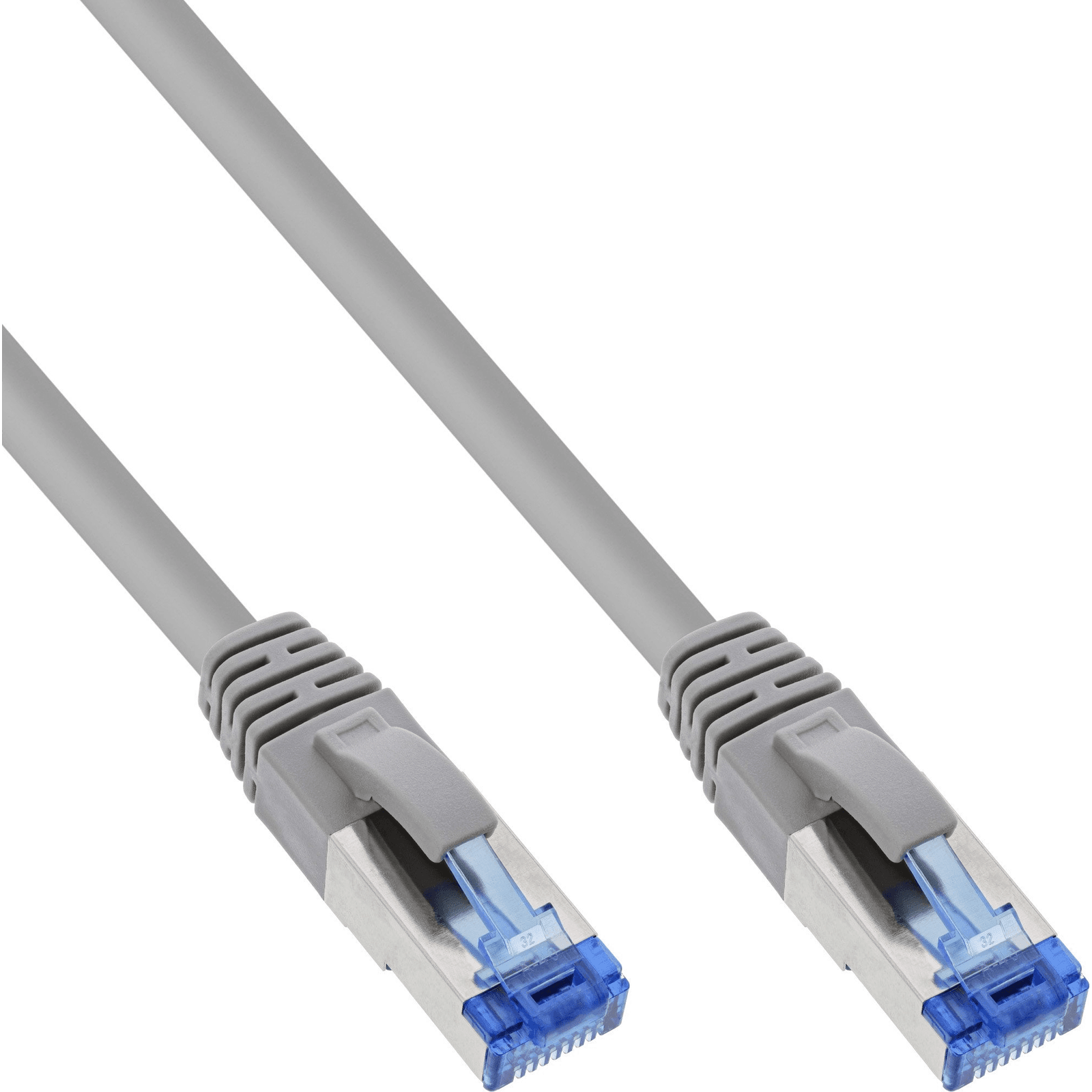 InLine B-76833 sieťový kábel Šedá 0,3 m Cat6a S/FTP (S-STP)