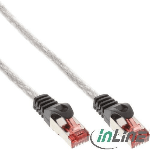 InLine 4043718100620 sieťový kábel Priehľadná 5 m Cat6 S/FTP (S-STP)