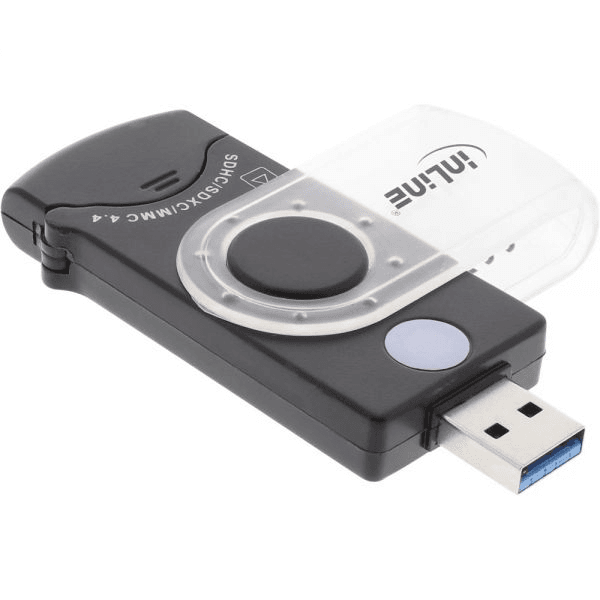 InLine 66773 čítačka kariet USB 3.2 Gen 1 (3.1 Gen 1) Čierna