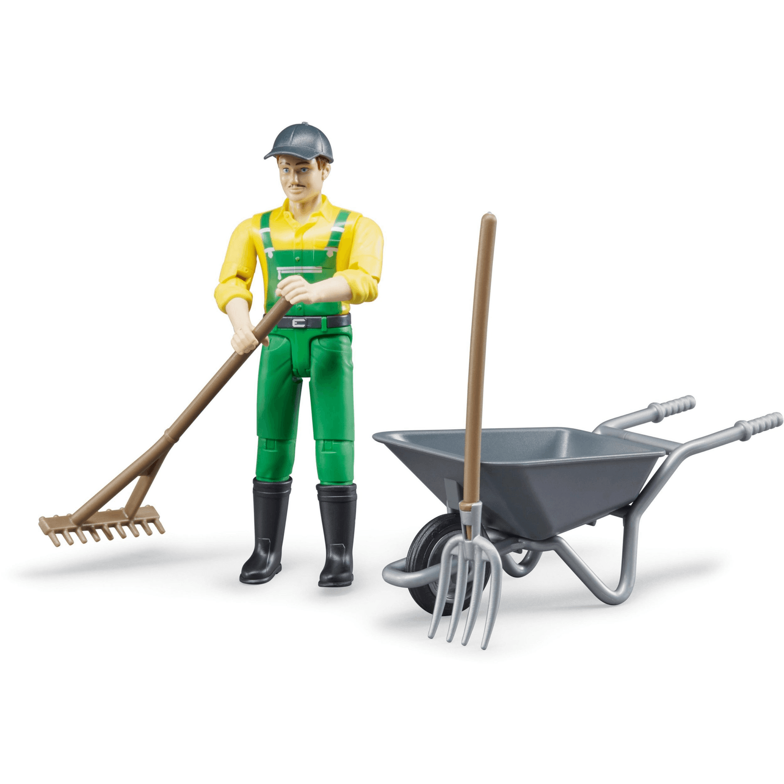 Figúrka Bruder 62610 farmár s príslušenstvom