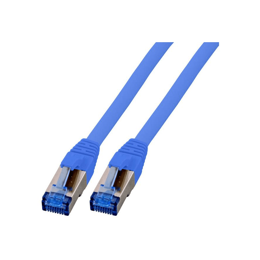 Patchcord S/FTP (S-STP) EFB Elektronik 3 m modrý