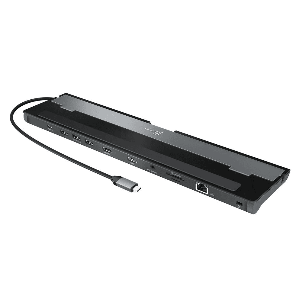 j5create JCD542 USB 3.2 Gen 1 (3.1 Gen 1) Type-C Čierna, Šedá