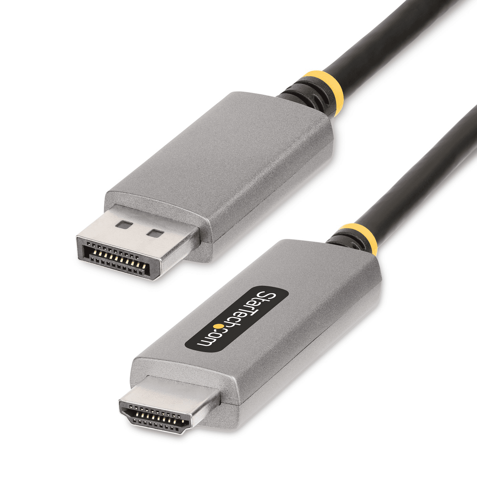 StarTech.com 133DISPLAYPORTHDMI21 adaptér na video kábel 2 m DisplayPort HDMI Čierna, Strieborná