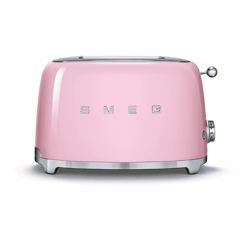 Dvojtesniaci hriankovač Smeg TSF01PKEU 2 Toast 950W Nerezová oceľ Ružová