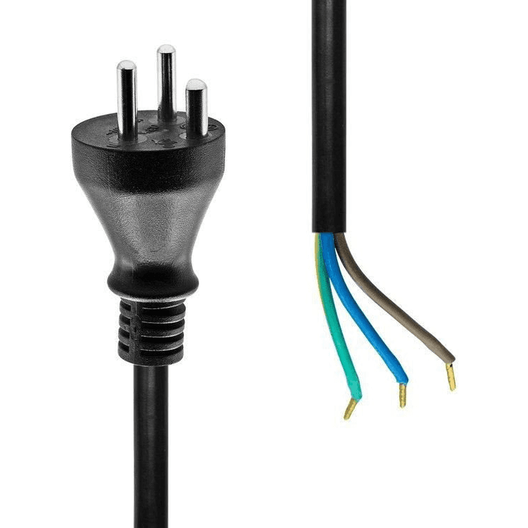 Microconnect MC-PE010DKB-OE napájací kábel Čierna 10 m