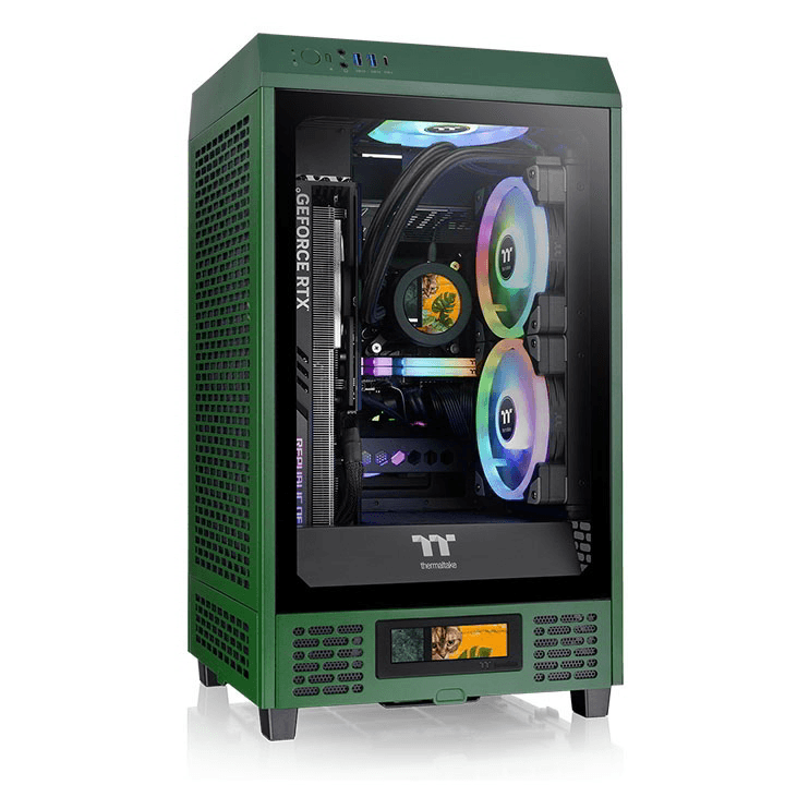Puzdro Thermaltake The Tower 200 Mini Tower zelené