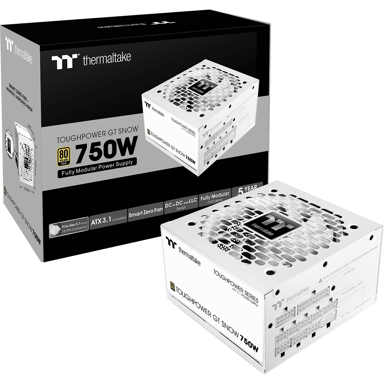 Zdroj Thermaltake TOUGHPOWER GT Snow 850W 80 PLUS Gold