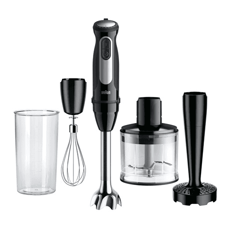 Braun MultiQuick 5 Pro 0,6 L Ponorný mixér 1000 W Čierna, Strieborná