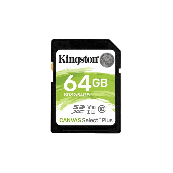 Kingston Technology Canvas Select Plus 64 GB SDXC UHS-I Trieda 10