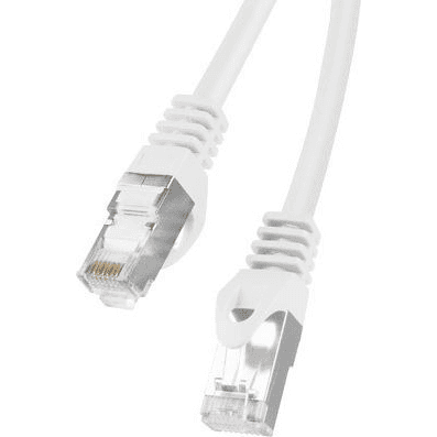 Patchcord Lanberg FTP kat. 6 0,5 m biely