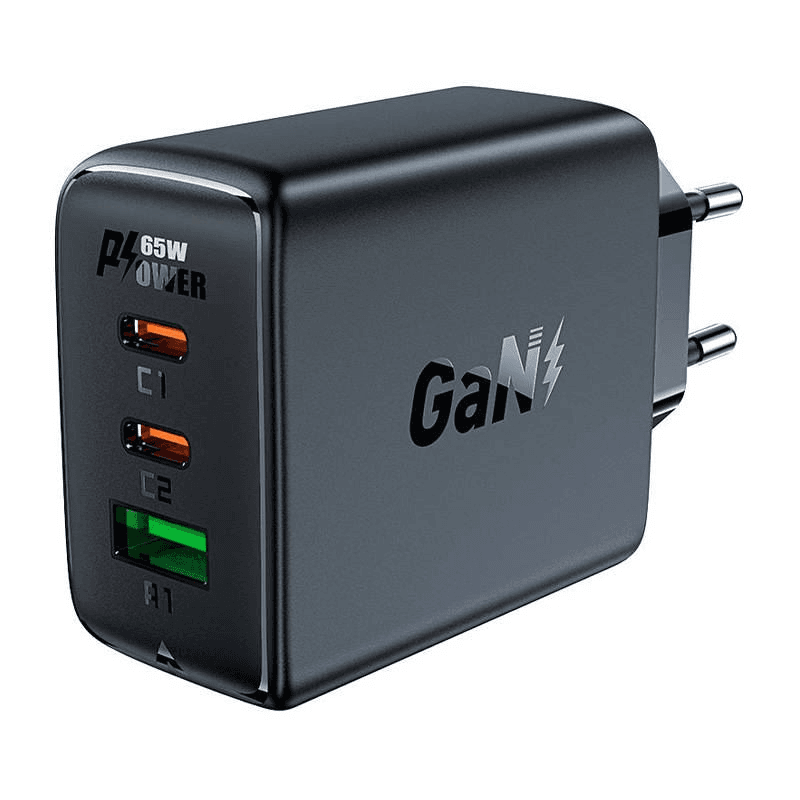 Nabíjačka Acefast Nabíjačka sieťová Acefast A41, 2x USBC + USB, GaN 65W