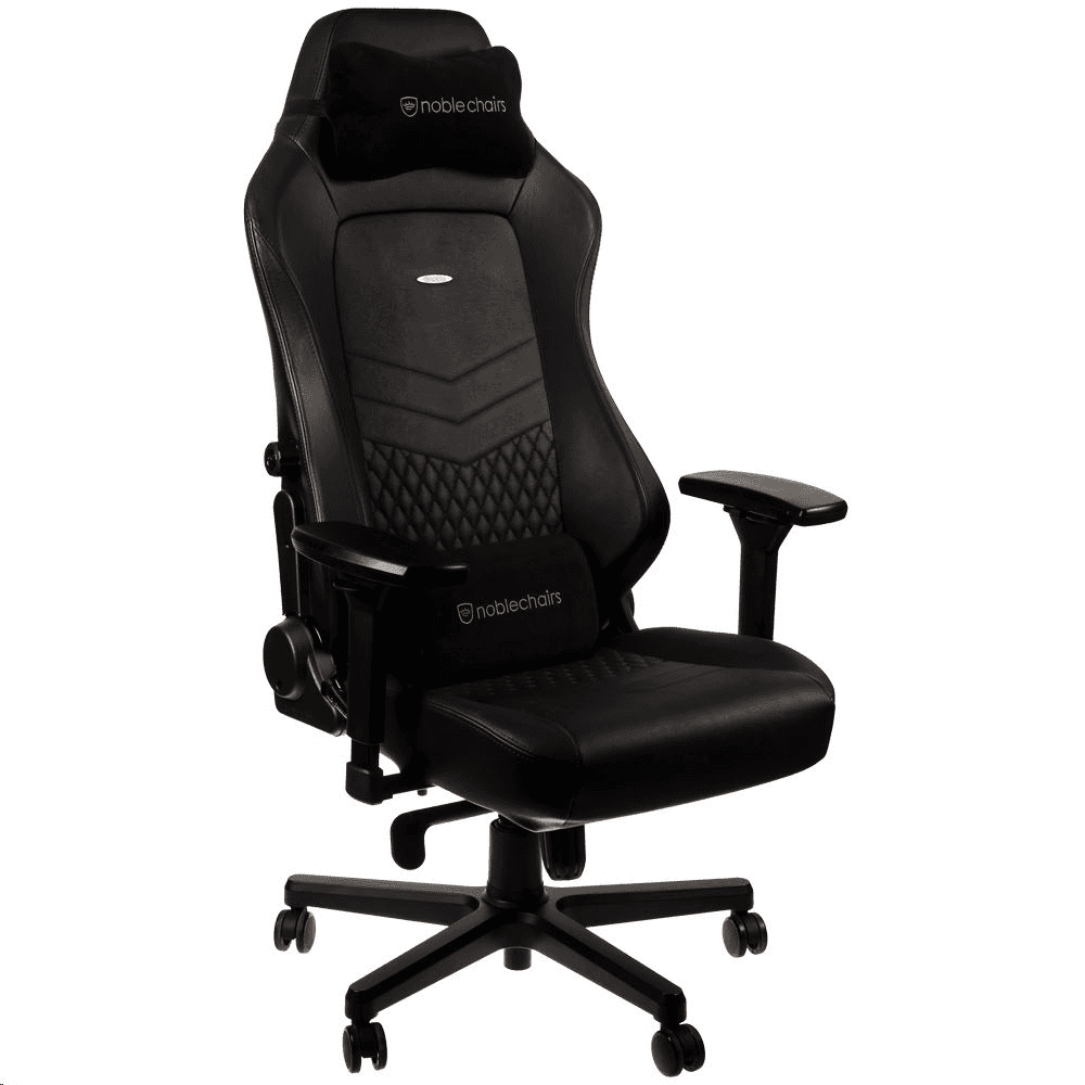 Herné kreslo noblechairs Hero Real Leather čierne