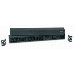 APC RACK PDU BASIC 1 U 16A 230V napäťová distribučná jednotka (PDU) 12 AC zásuvky/AC zásuviek 0U/1U Čierna