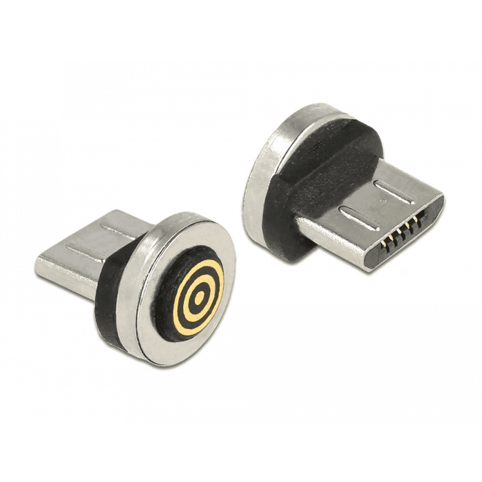 Magnetický adaptér USB Typ Micro-B samec Delock 65932
