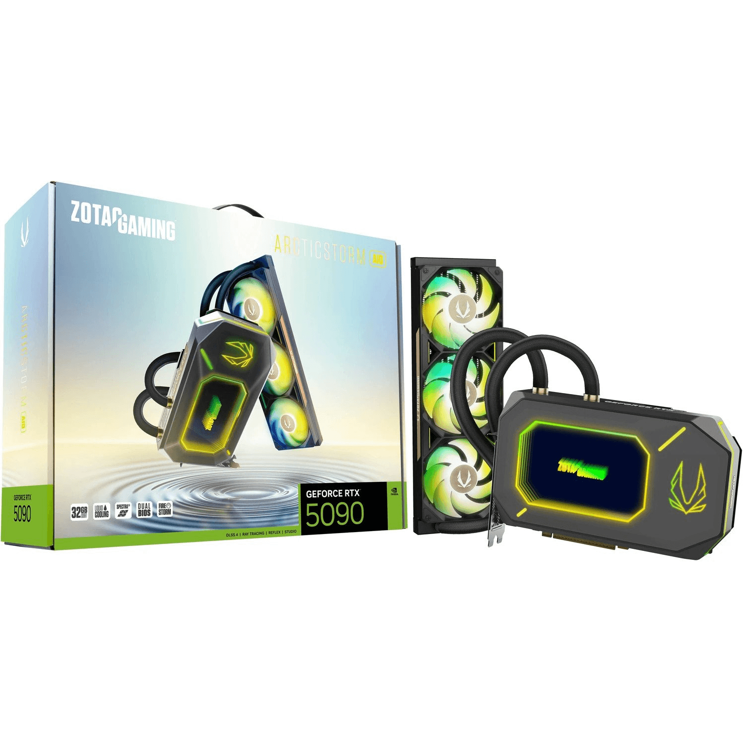 Grafická karta ZOTAC GAMING GeForce RTX 5090 ARCTICSTORM AIO