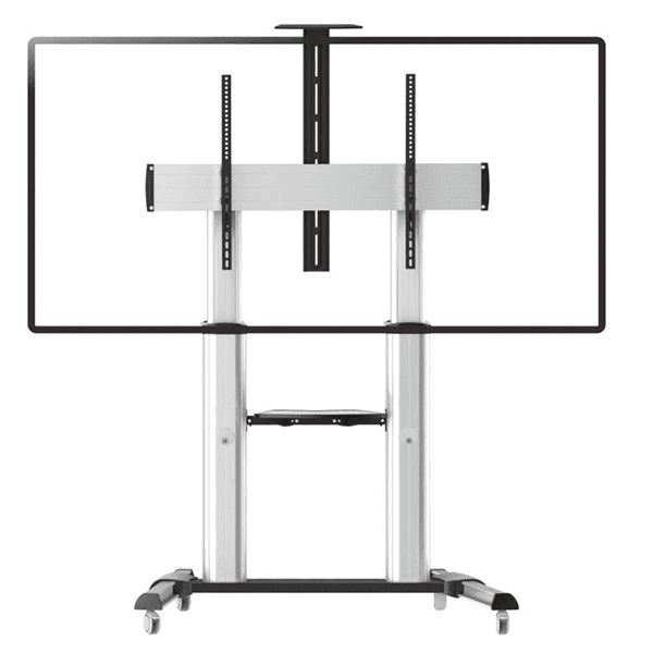 ROLINE Mobilný stojan na LCD/TV, strieborný, do 100 kg