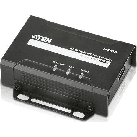 ATEN VE801R audio / video predlžovač AV prijímač Čierna