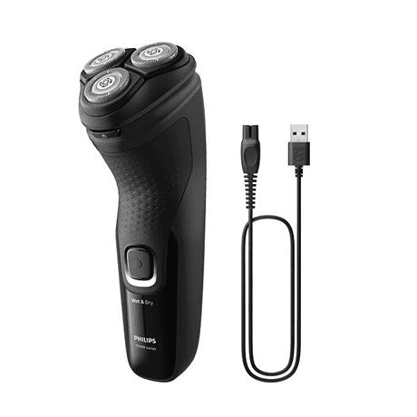 Philips X3001/00 pánsky holiaci strojček Rotačný holiaci strojček Zastrihávač Čierna