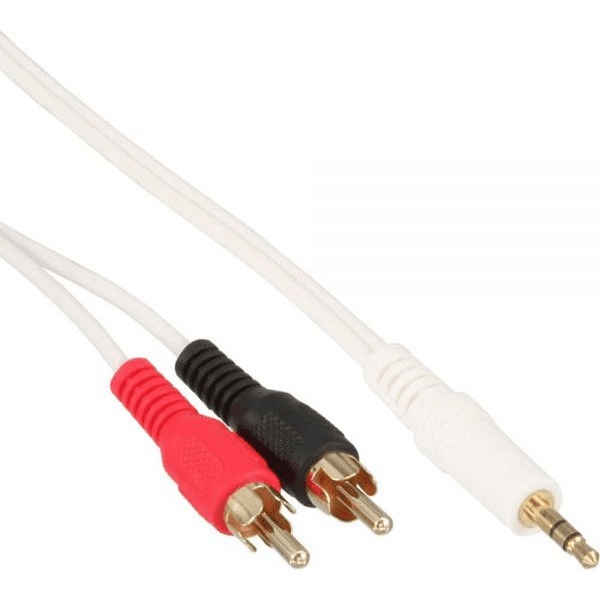 InLine 89929W audio kábel 10 m 3.5mm Biela