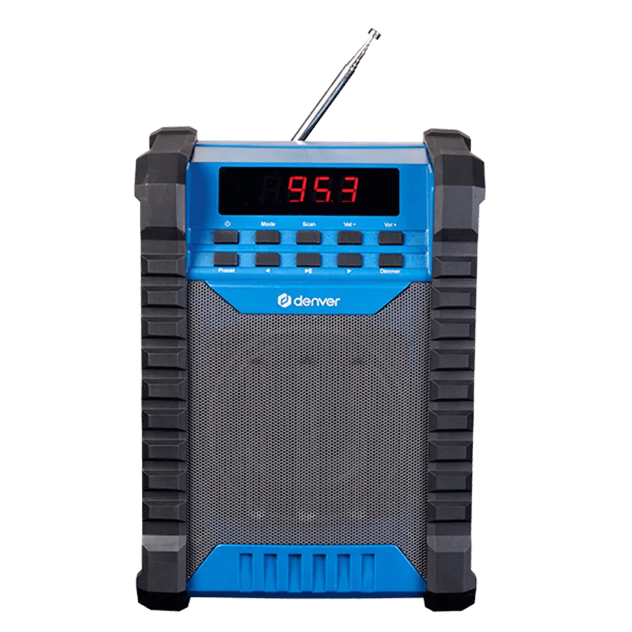 Stavebné rádio Denver WRB-60 FM, BT, IP54