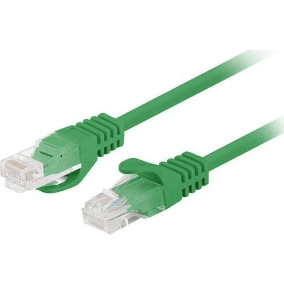 Patchcord Lanberg UTP kat.5e 2m zelený 10-Pack