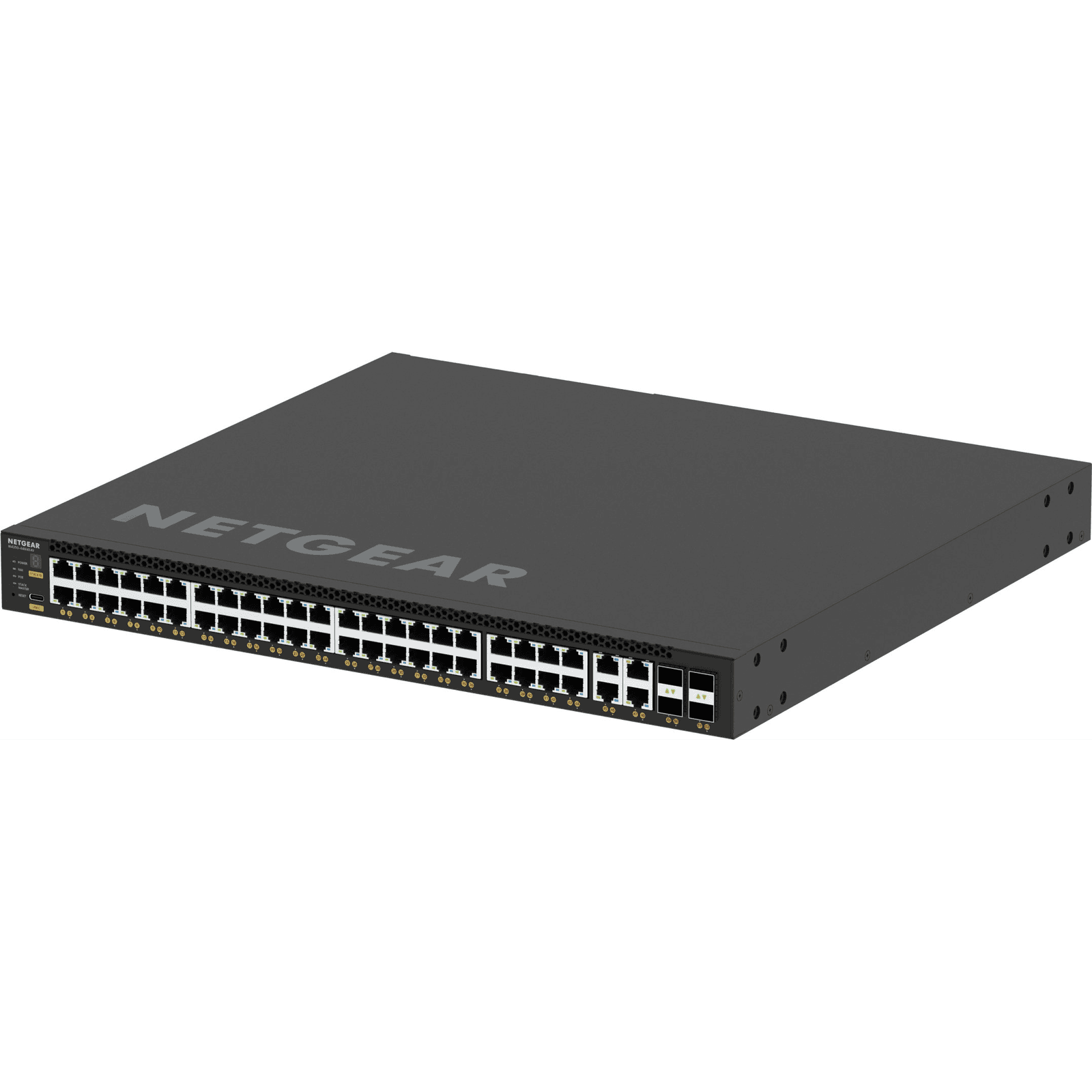 NETGEAR M4350-44M4X4V Riadený L3 2.5G Ethernet (100/1000/2500) Podpora napájania cez Ethernet (PoE) 1U Čierna