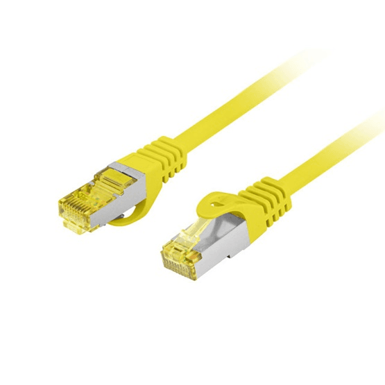 PATCHCORD KÁBEL KAT.6A S/FTP 1M ŽLTÝ LANBERG