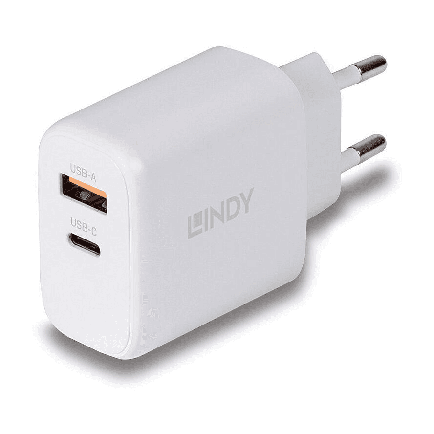 Lindy 73428 nabíjačka na PDA a mobilné telefóny Univerzálne Biela AC Rýchle nabíjanie Vnútorný